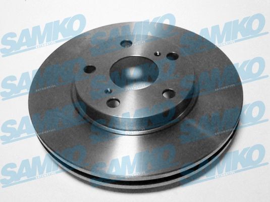 SAMKO T2088V: Bremžu diski Ø: 277mm, ar iekšējo ventilāciju, Ø: 277mm