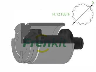 FRENKIT K385202S: Kolvid, pidurisadul Tagasild