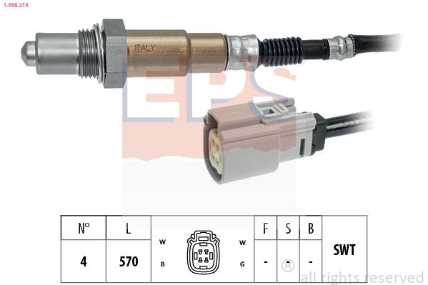 EPS 1.998.218: Lambda andur Made in Italy - OE Equivalent