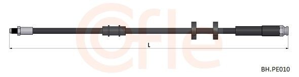 COFLE 92.BH.PE010: Furtun frana 495mm