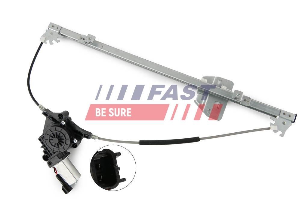 FAST FT91882: Mecanism actionare geam fata dreapta, electric, cu motor electric
