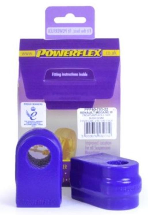Powerflex PFF60-703-22: Piekare, Stabilizators Priekšējais tilts divpusēji, PU (Poliuretāns), 22mm Road Series