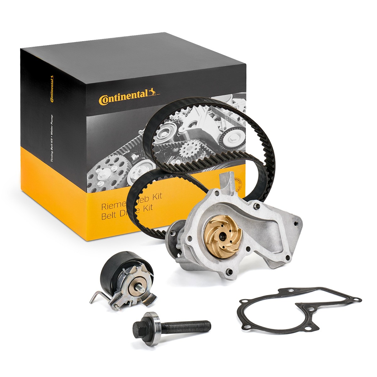 CONTITECH CT881WP4: Veepump + hammasrihmakomplekt Hamm.hulk: 117, Laius: 22mm, nukkvõlli kruvidega