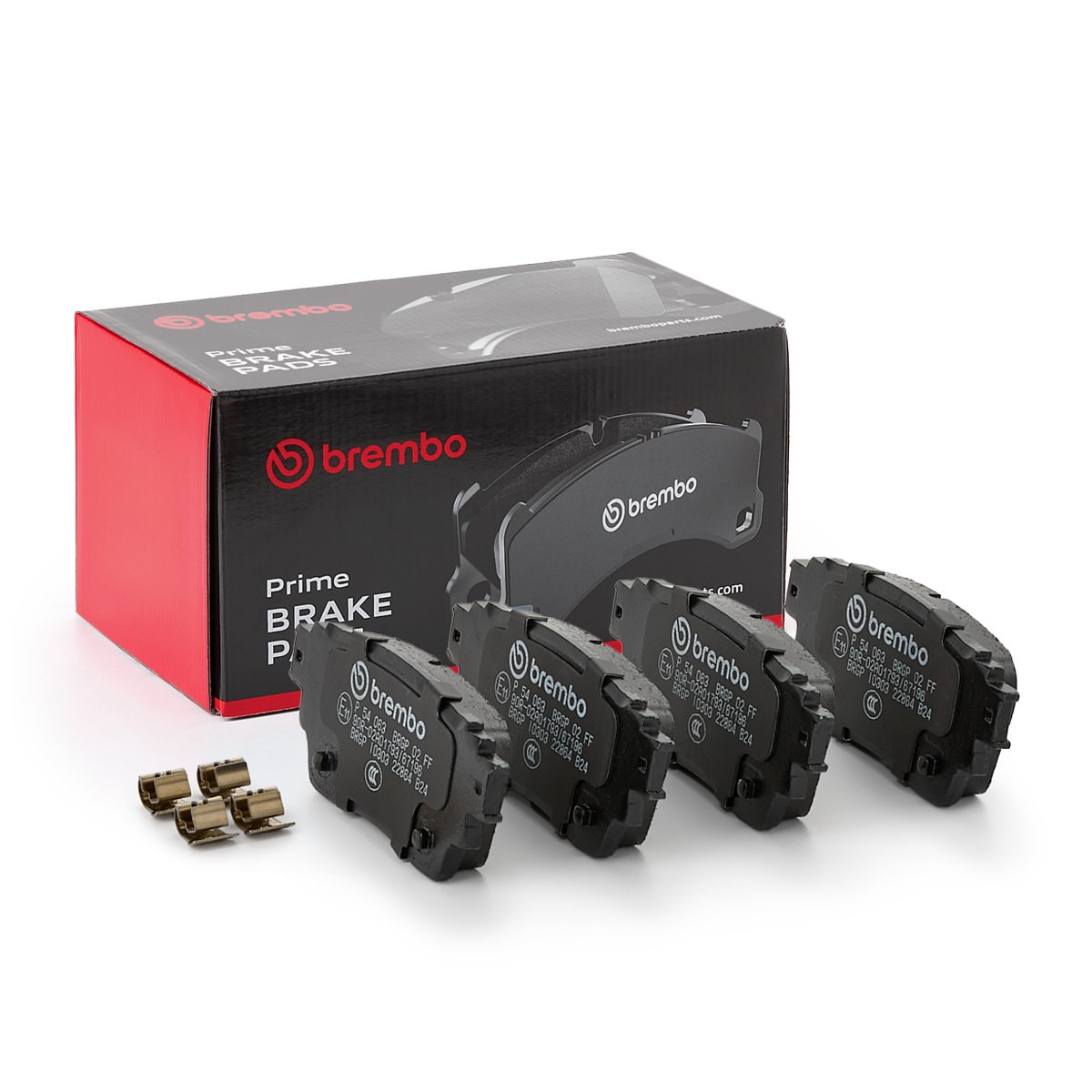 BREMBO P 54 063: Bremžu kluči PRIME LINE bez piederumiem, ar piespiedējplāksni