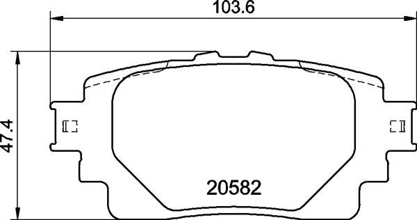 BREMBO P 83 174: Bromsbelägg PRIME LINE utan tillbehör, Anti-skrik-plåt