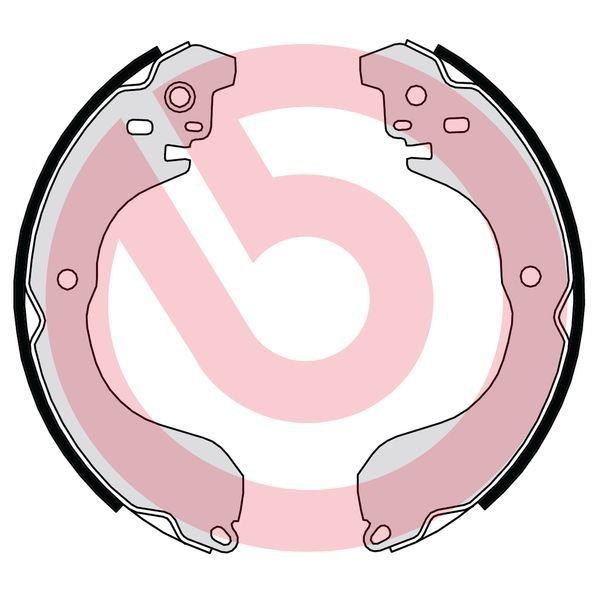BREMBO S 37 511: Sada brzdových čelistí ESSENTIAL LINE