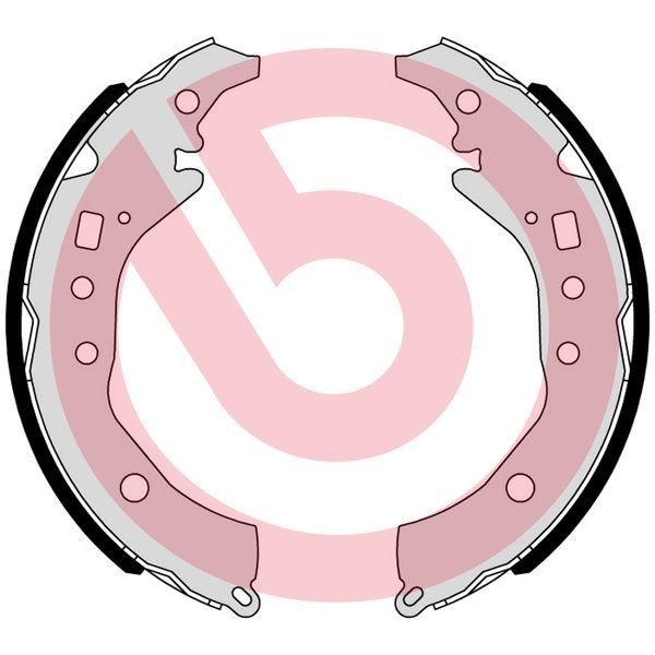 BREMBO S 83 571: Kit ganasce freni ESSENTIAL LINE