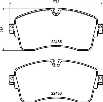 MINTEX MDB3461: Kit pastiglie freni con bulloni pinza freno