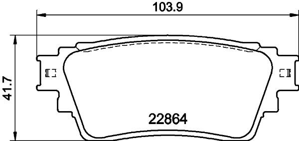 MINTEX MDB4071: Piduriklotsid koos lisadega