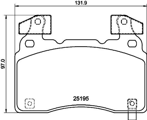 MINTEX MDB4128: Piduriklotsid vastukaaluga