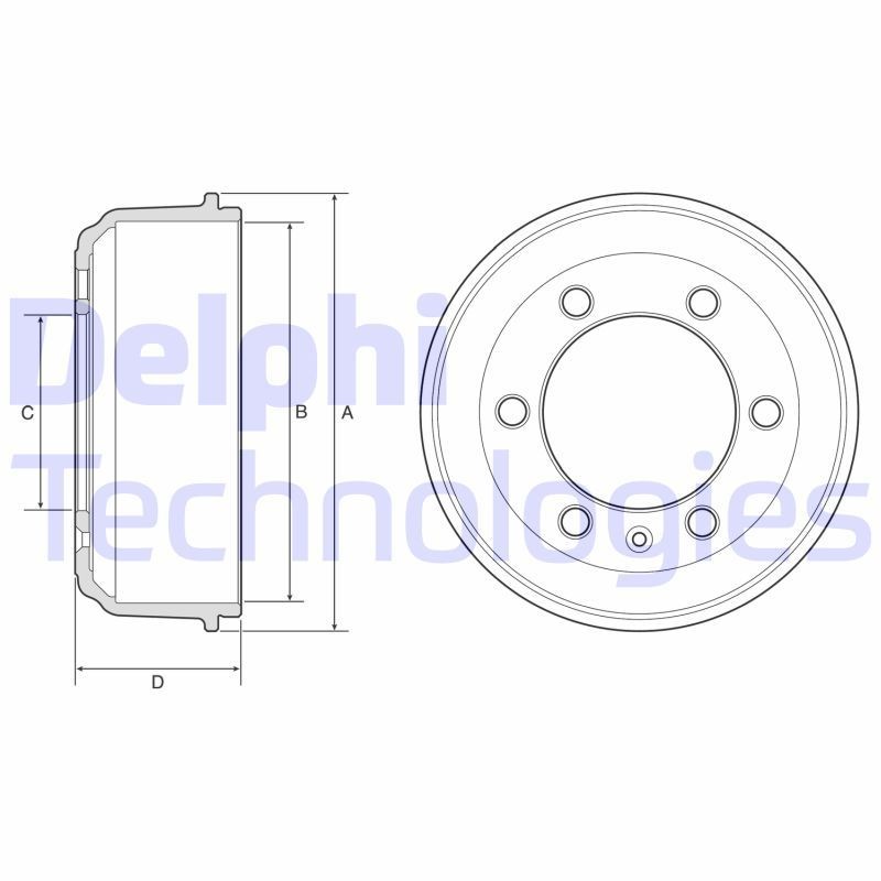 DELPHI BF583: Piduritrummel 290mm
