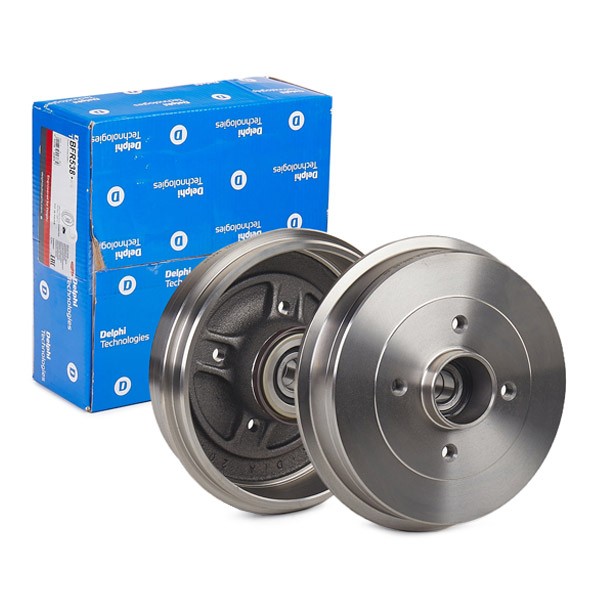 DELPHI BFR538: Tamburo freno 234mm, con anello sensore ABS, con cuscinetto ruota
