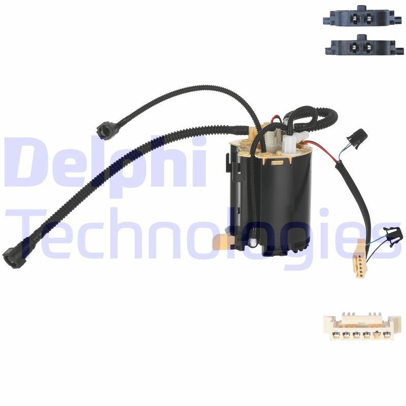 DELPHI FE0908-12B1: Горивопроводен елемент (горивна помпа+сонда) дизел, без уплътнение, без датчик за налягане