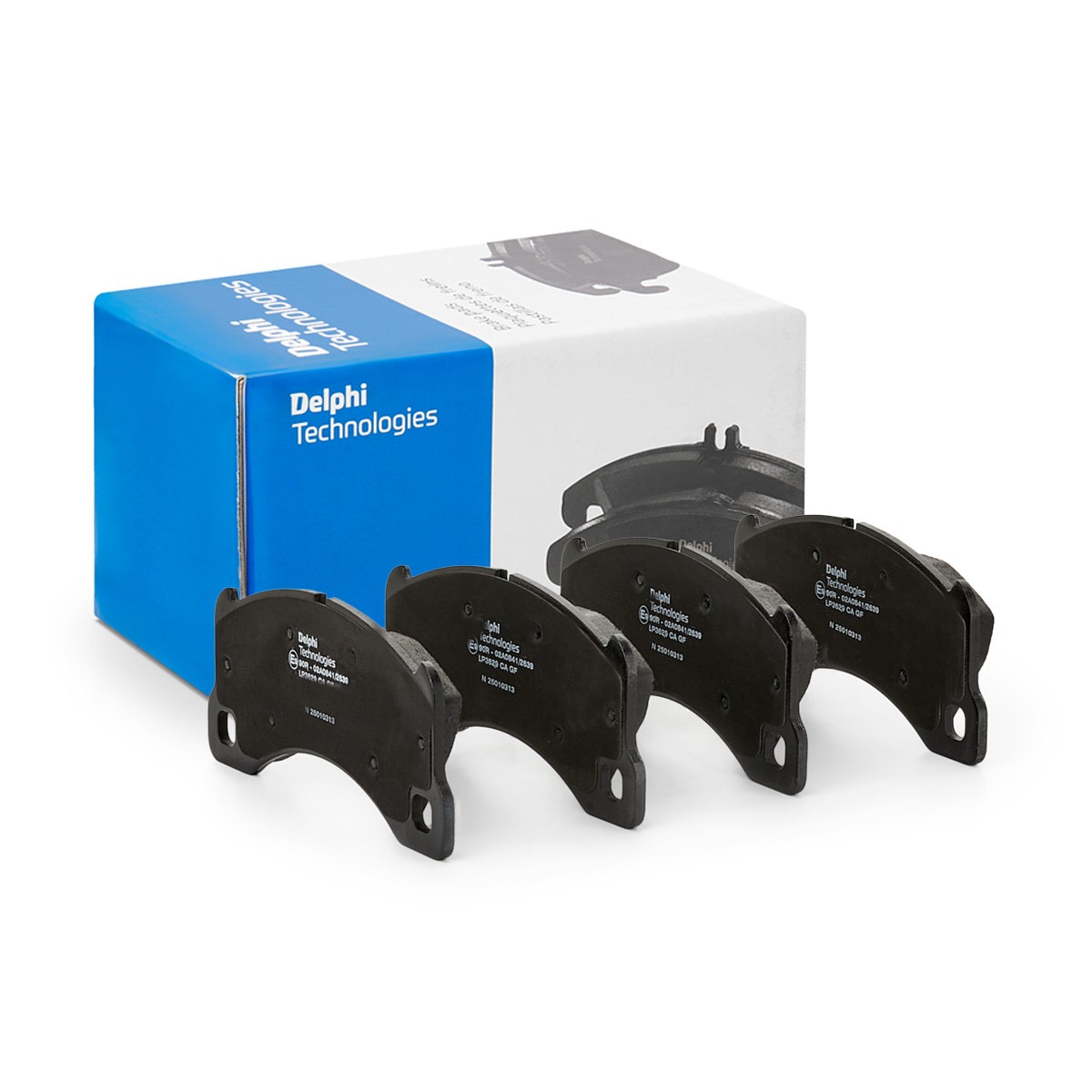 DELPHI LP3629: Plăcuțe de frână fara accesorii, cu tabla anti scartait
