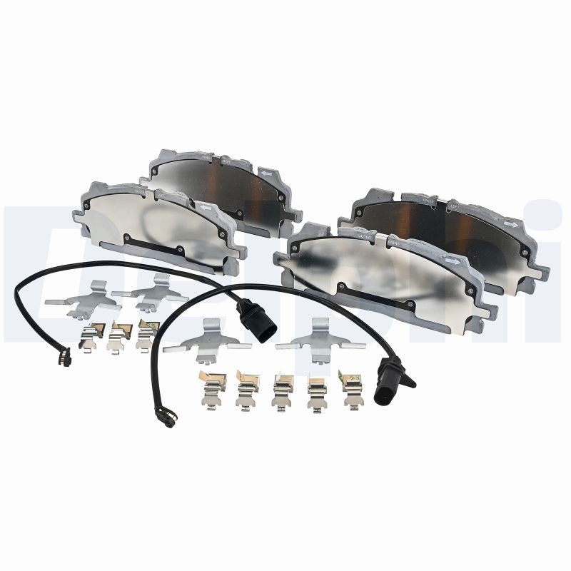 DELPHI LP5030EV: Plăcuțe de frână cu acceasorii, cu tabla anti scartait