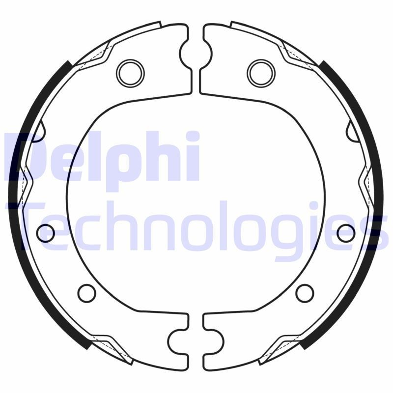 DELPHI LS2172: Piduriklotside komplekt, seisupidur