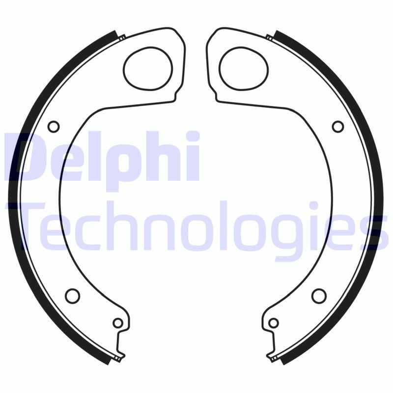 DELPHI LS2174: Piduriklotside komplekt, seisupidur