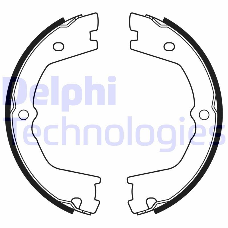 DELPHI LS2178: Piduriklotside komplekt, seisupidur