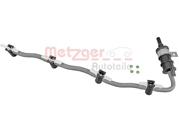 METZGER 0840126: Šļūtene, Degvielas noplūde ar vārstu, derīgs biodīzelim
