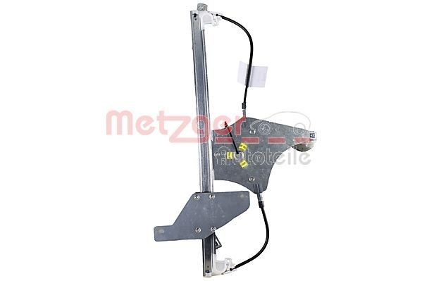 METZGER 2160585: Mecanism actionare geam ORIGINAL ERSATZTEIL GREENPARTS fata stanga, electric, fara motor electric
