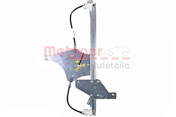 METZGER 2160586: Mecanism actionare geam ORIGINAL ERSATZTEIL GREENPARTS fata dreapta, electric, fara motor electric