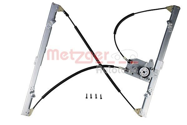 METZGER 2160590: Mecanism actionare geam OE-part fata dreapta, electric, fara motor electric