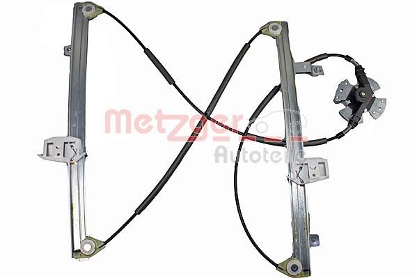 METZGER 2160602: Mecanism actionare geam OE-part fata dreapta, electric, manual, fara motor electric