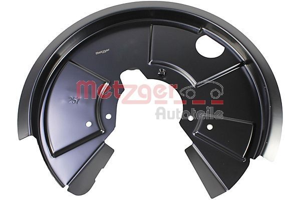 METZGER 6115306: Dubļu sargs, Bremžu disks Aizm. tilts labajā pusē