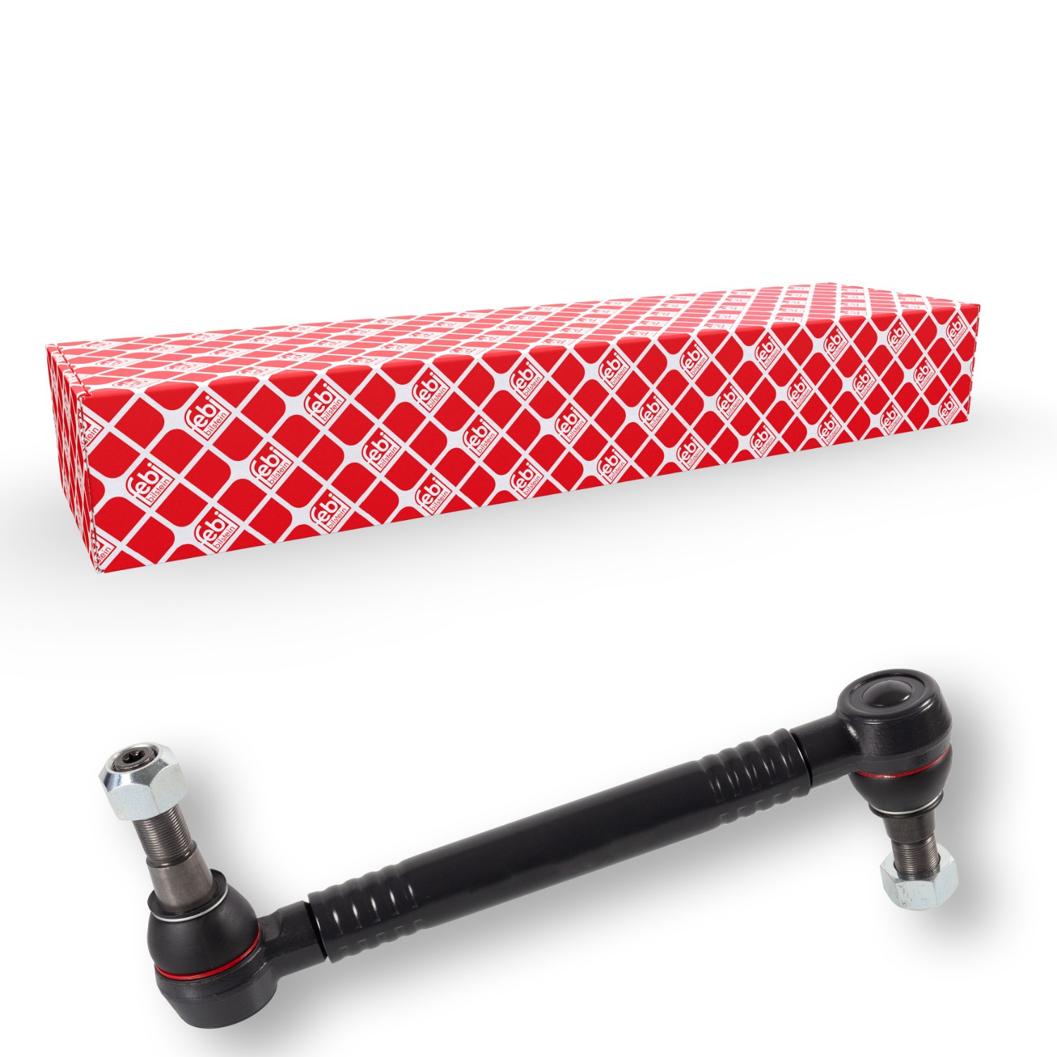FEBI BILSTEIN 172311: Brat / bieleta suspensie, stabilizator HITACHI Turbo NEW puntea spate, 373mm, cu piuliță de siguranță