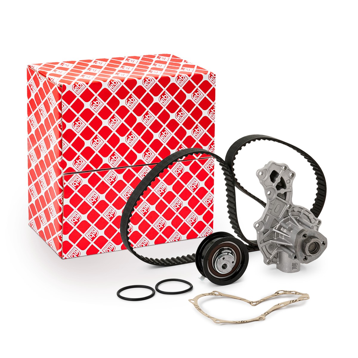 FEBI BILSTEIN 173024: Distributieriem set + waterpomp Aantal tanden: 137, Breedte 2 [mm]: 25mm