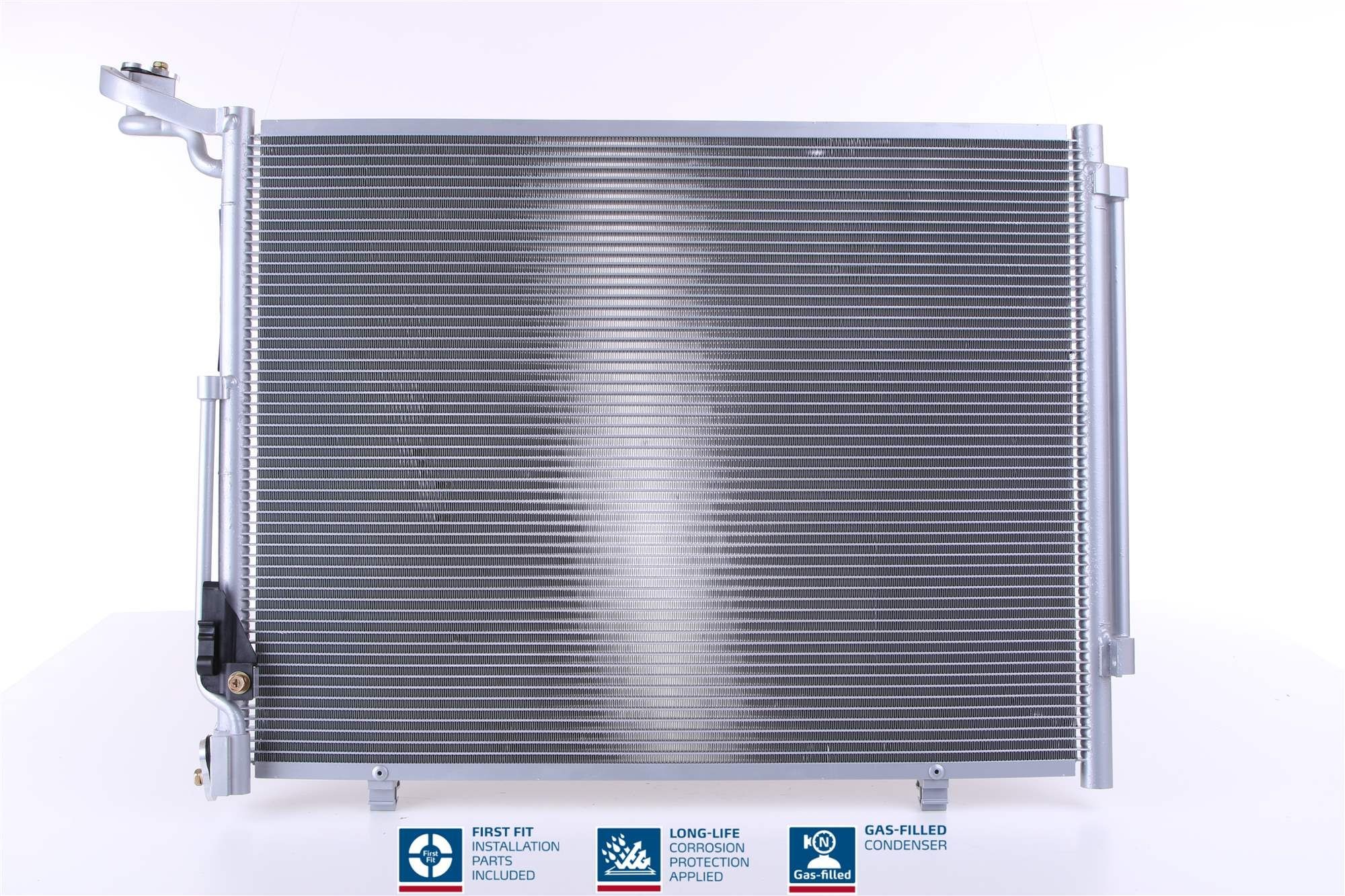 NISSENS 941092: Condensator, climatizare ** FIRST FIT ** cu umplutură de azot, fara uscator