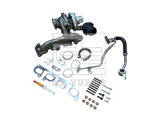 BE TURBO 129498REDSK1: Turbosuflantă cu conducta alimentare ulei, cu conducta scurgere ulei, cu material de atașare/fixare
