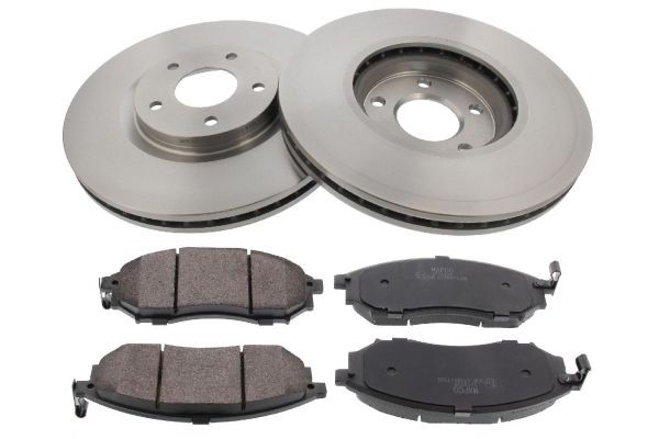 MAPCO 47240: Kit de discos de freno y pastillas Eje delantero, Ø: 296mm, ventilado