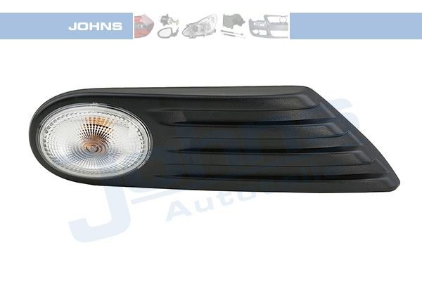 JOHNS 20 52 22-2: Semnalizator fata dreapta, instalare laterală, alb, cu suport bulb