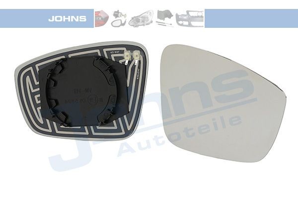 JOHNS 71 03 38-81: Sticla oglinda, oglinda retrovizoare exterioara dreapta