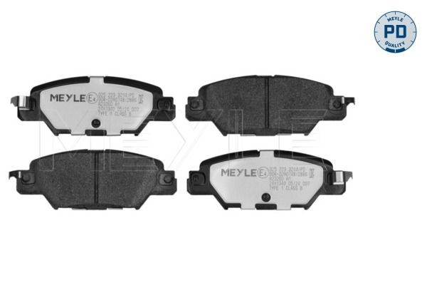 MEYLE 025 223 3214/PD: Piduriklotsid MEYLE-PD: Advanced performance and design. Tagasild