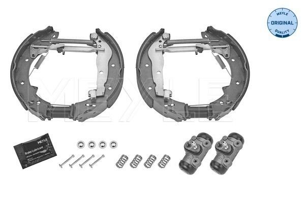 MEYLE 33-14 533 0015: Bremžu loku komplekts MEYLE-ORIGINAL-KIT: Better solution for you! Aizmugurējais tilts, 228mm, ar sviru, ar riteņu bremžu cilindru, ar piederumiem