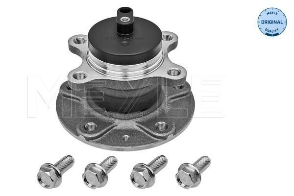 MEYLE 33-14 752 0004: Juego de cojinete de rueda MEYLE-ORIGINAL: True to OE. Eje trasero, con material de montaje/fijación, con cojinete rueda incorporado, con anillo sensor magnético incorporado