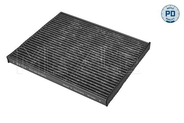 MEYLE 612 326 0016/PD: Filter, salongiõhk MEYLE-PD: Advanced performance and design. Filtrer, Kõrgendatud nõudmiste tarvis, bakterivastase toimega, Peentolmufilter (PM 2.5), allergia vastase toimega, lõhna absorbeeriva toimega, kõrge peentolmu eraldus, Aktiivsöefilter, NOx filter, NOx absorbeeriv toime