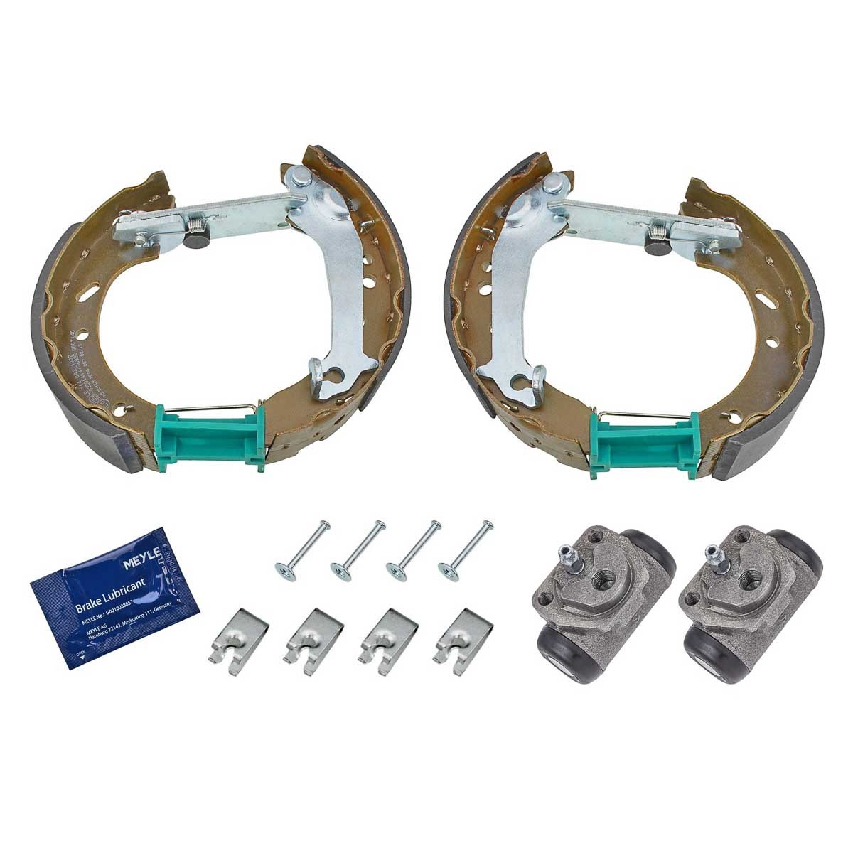 MEYLE 714 533 0029: Piduriklotside komplekt MEYLE-ORIGINAL-KIT: Better solution for you! Tagasild, 203mm, koos kangiga, koos rattapiduri silindriga, koos lisadega