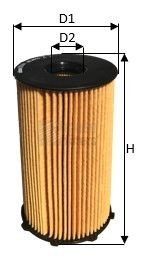 CLEAN FILTER ML4583: Oliefilter