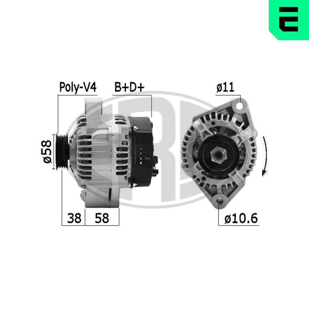 ERA 209608A: Alternator 75A