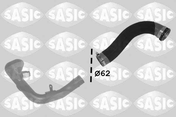SASIC 3334059: Kompressoriõhuvoolik Kompressoriõhu radiaator, Sissepääs