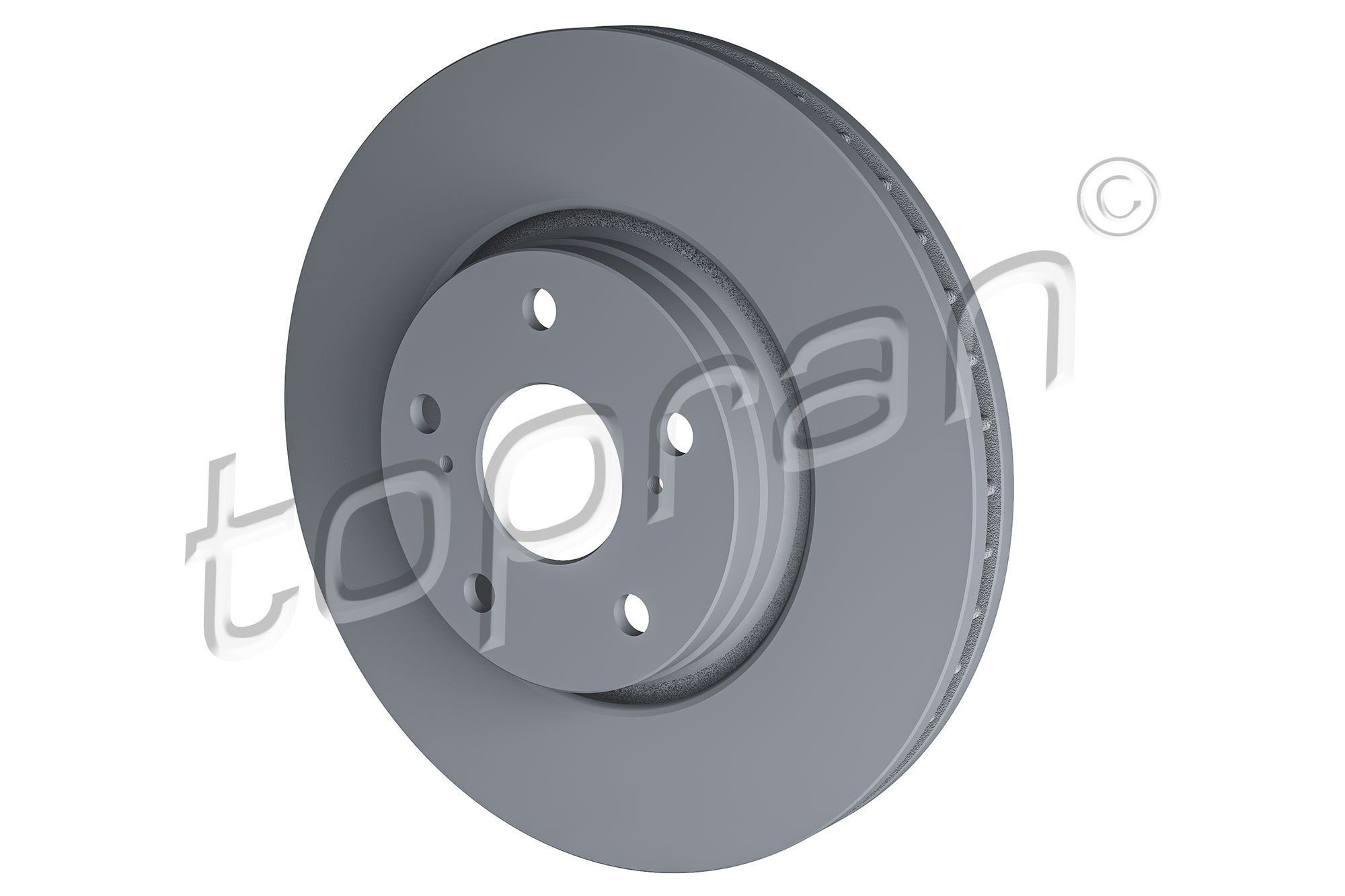 TOPRAN 631 167: Piduriketas COATED Esisild, Ø: 295mm, õhutusega, Ø: 295mm, kaetud