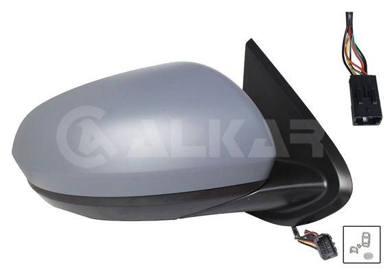 ALKAR 6142195: Specchietto retrovisore esterno Dx, elettrico