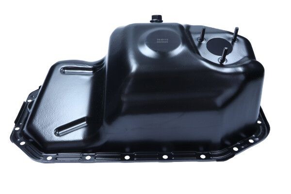 MAXGEAR 34-0113: Oljetråg med oljetappningsskruv, med hål för oljenivåsensor, utan oljetrågspackning, Med pinnskruvar, utan sensor, med packbox