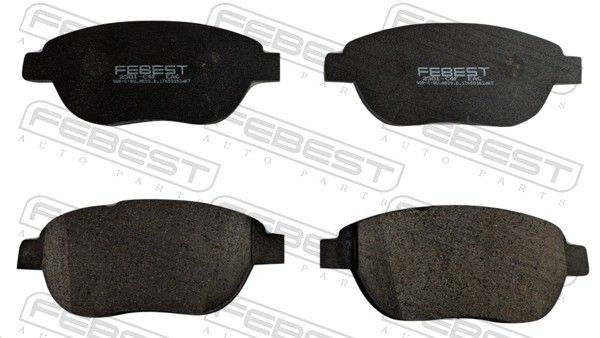 FEBEST 2501-C4F: Piduriklotsid Esisild