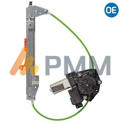PMM BI 22336 R: Aknatõstuk taga paremal, elektrooniline, koos elektromootoriga