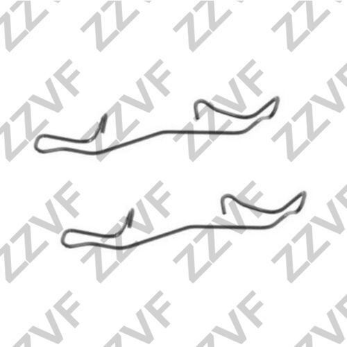 ZZVF ZVCER248: Lisakomplekt, ketaspiduriklotsid Esisild