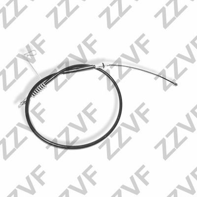 ZZVF ZVTC099: Handbromsvajer till höger bak, 1386mm, 1386mm